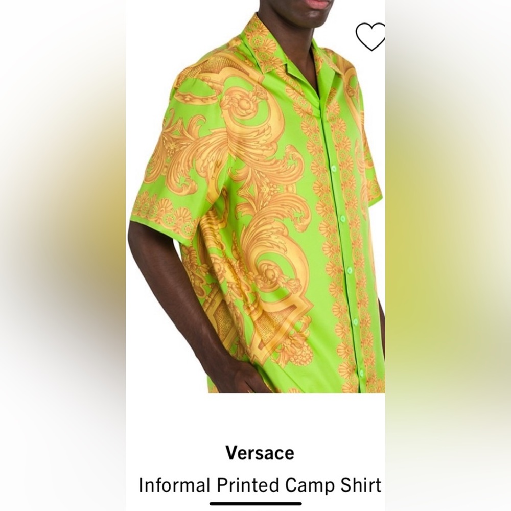 Versace silk shirt Mens.